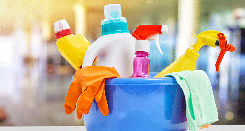 Household products can really pollute the air