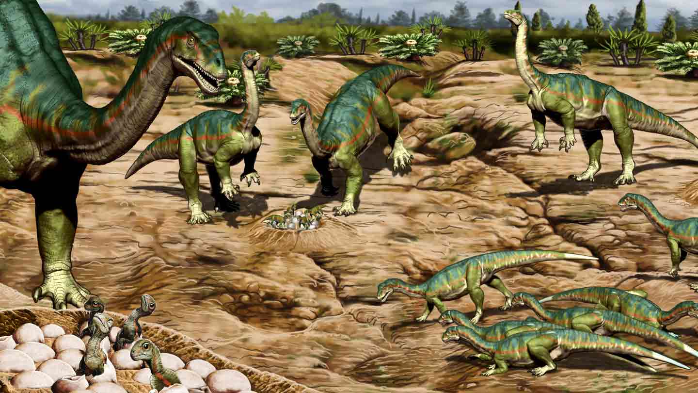 early triassic period animals