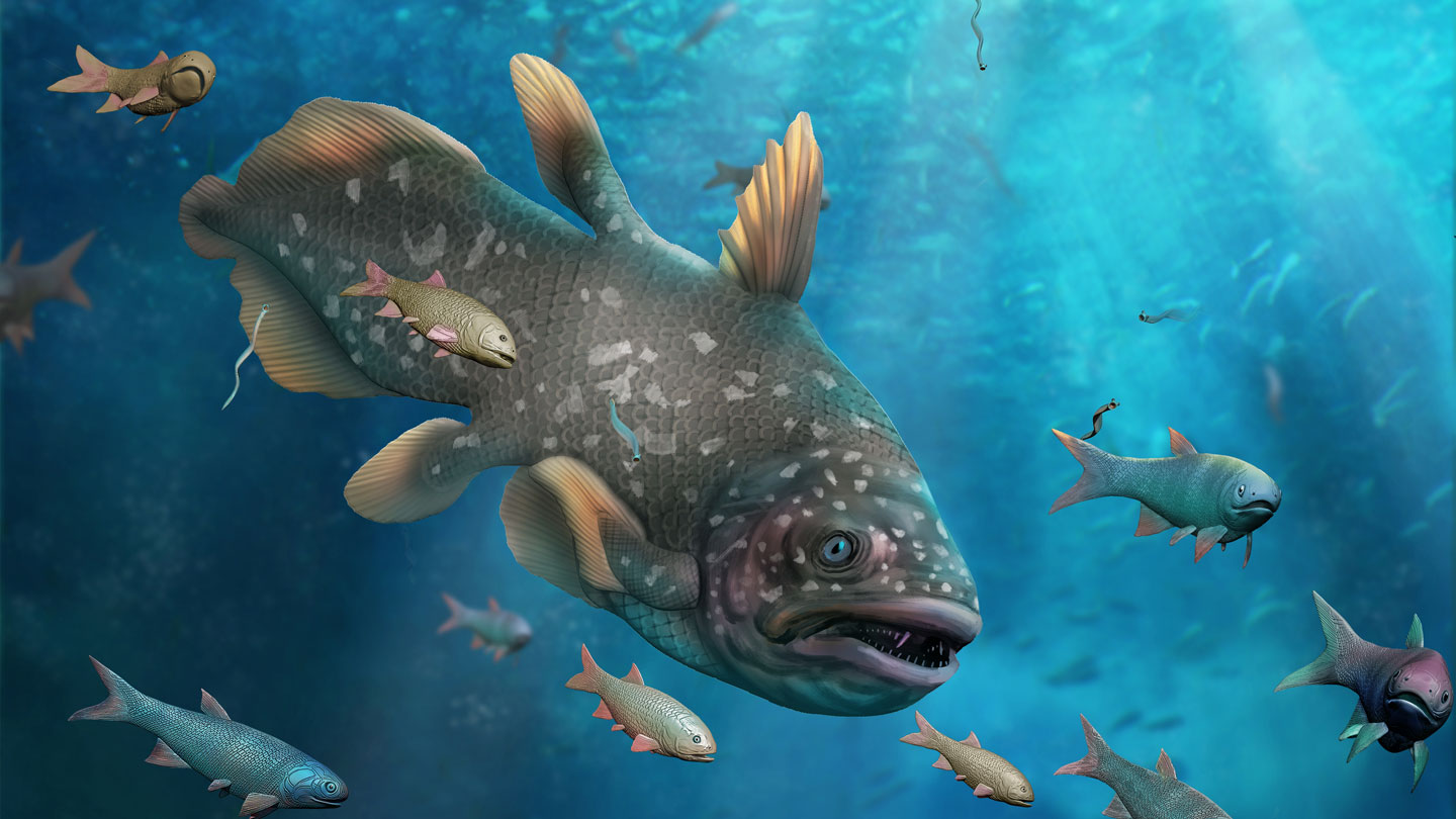 GIANTS IN A PREHISTORIC OCEAN!!! - Fish Feed and Grow