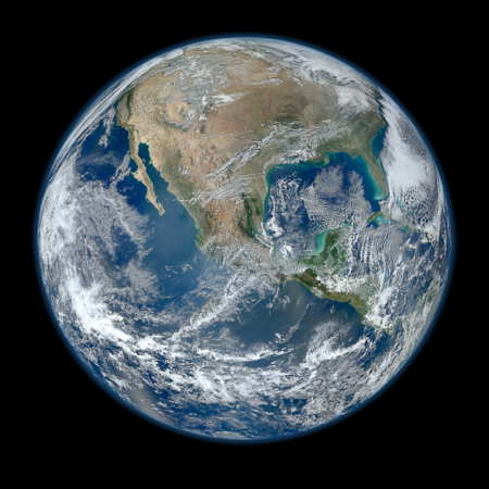 a composite image showing Earth from‌ space