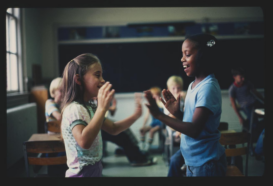 children in a classroom